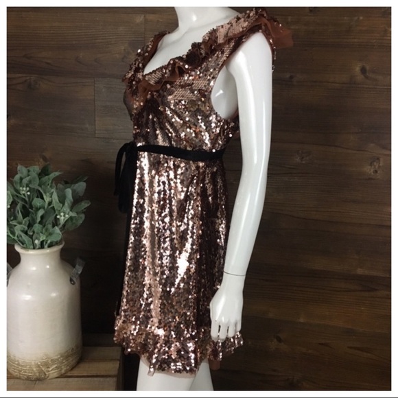 NWT Free People Siren Sequin Dress - Picture 5 of 7